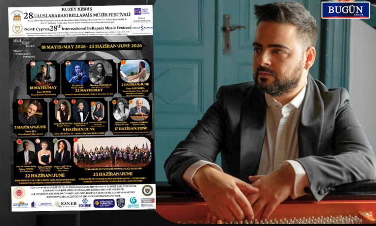 28’inci Bellapais Müzik Festivali Eser Öktem resitaliyle başlayacak