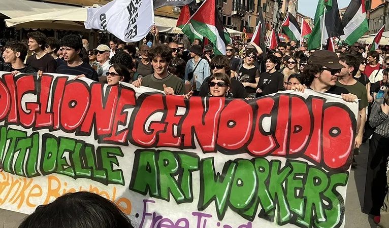 Venedik Bienali’ne Gazze grevi damga vurdu