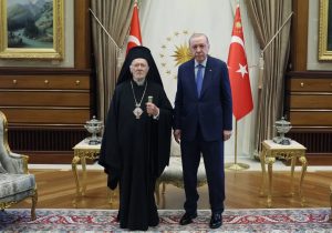 Cumhurbaşkanı Erdoğan ve Fener Rum Patriği Bartholomeos görüştü