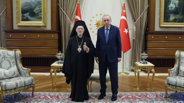 Cumhurbaşkanı Erdoğan ve Fener Rum Patriği Bartholomeos görüştü