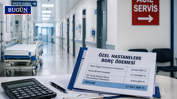 Özel hastanelere 57,5 milyon TL ödeme