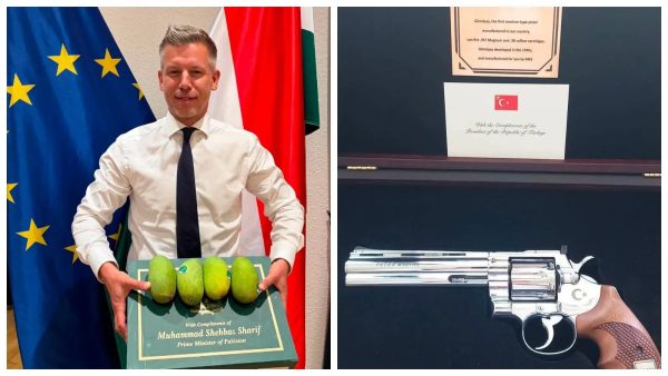 Erdoğan’ın tabanca hediyesine mangolu gönderme: “Herkes revolver vermiyor”