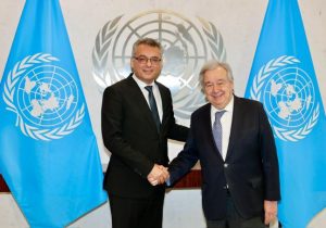 Cumhurbaşkanı Erhürman: Guterres’in adaya gelme kararını olumlu karşılıyoruz, sürece katkı koymaya devam edeceğiz