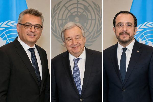 Guterres, Erhürman ve Hristodulidis özel yemekte buluşacak