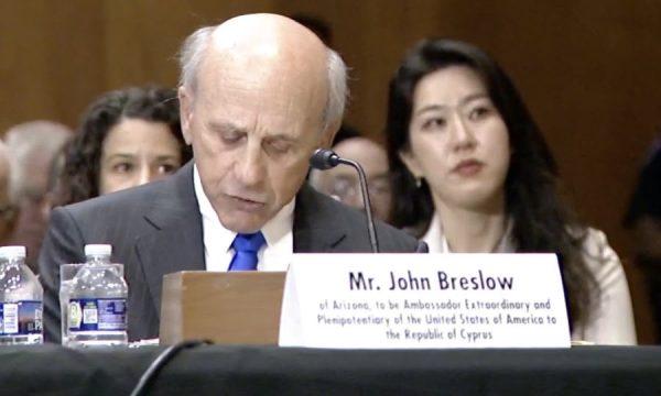 ABD’nin Lefkoşa Büyükelçiliği için John Breslow’un onay süreci hızlandırılıyor