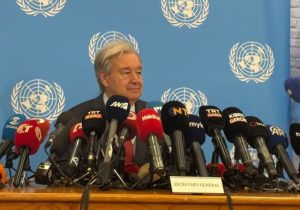 Guterres: “Hedefim, çözümün önünü açacak başarılı bir 5+1 toplantısı düzenlemek”