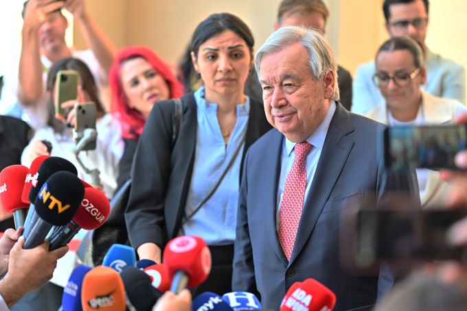 Guterres: “İki liderle oldukça yapıcı görüşmeler gerçekleştirdim”