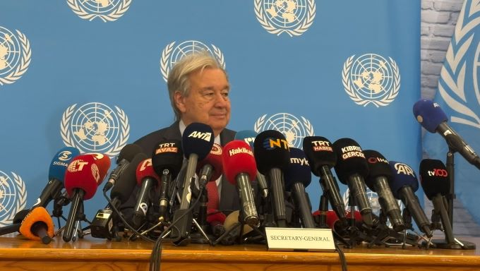 Guterres: “Hedefim, çözümün önünü açacak başarılı bir 5+1 toplantısı düzenlemek”