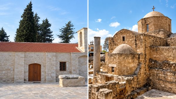 Kalogra’daki kilise ve Aşağı Arodes Camii’nde koruma çalışmaları başladı