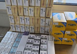 Metehan’da 9 bin 400 sigara ve 1,5 kilo tütün ele geçirildi