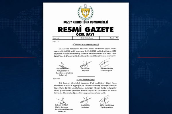 Filo jet faciası I Müsteşar, Bakanlık Müdürü ve Limanlar Dairesi Müdürü görevden alındı