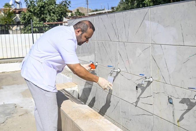 Gönyeli-Alayköy’de okulların suyu ve kantinleri denetlendi