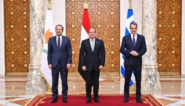 Hristodulidis, Sisi ve Mitsotakis bugün El Alameyn’de buluşuyor