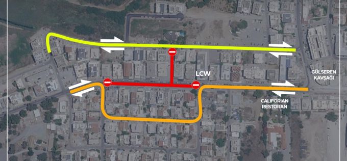 İsmet İnönü Bulvarı’nda iki güzergah yarın trafiğe kapanacak