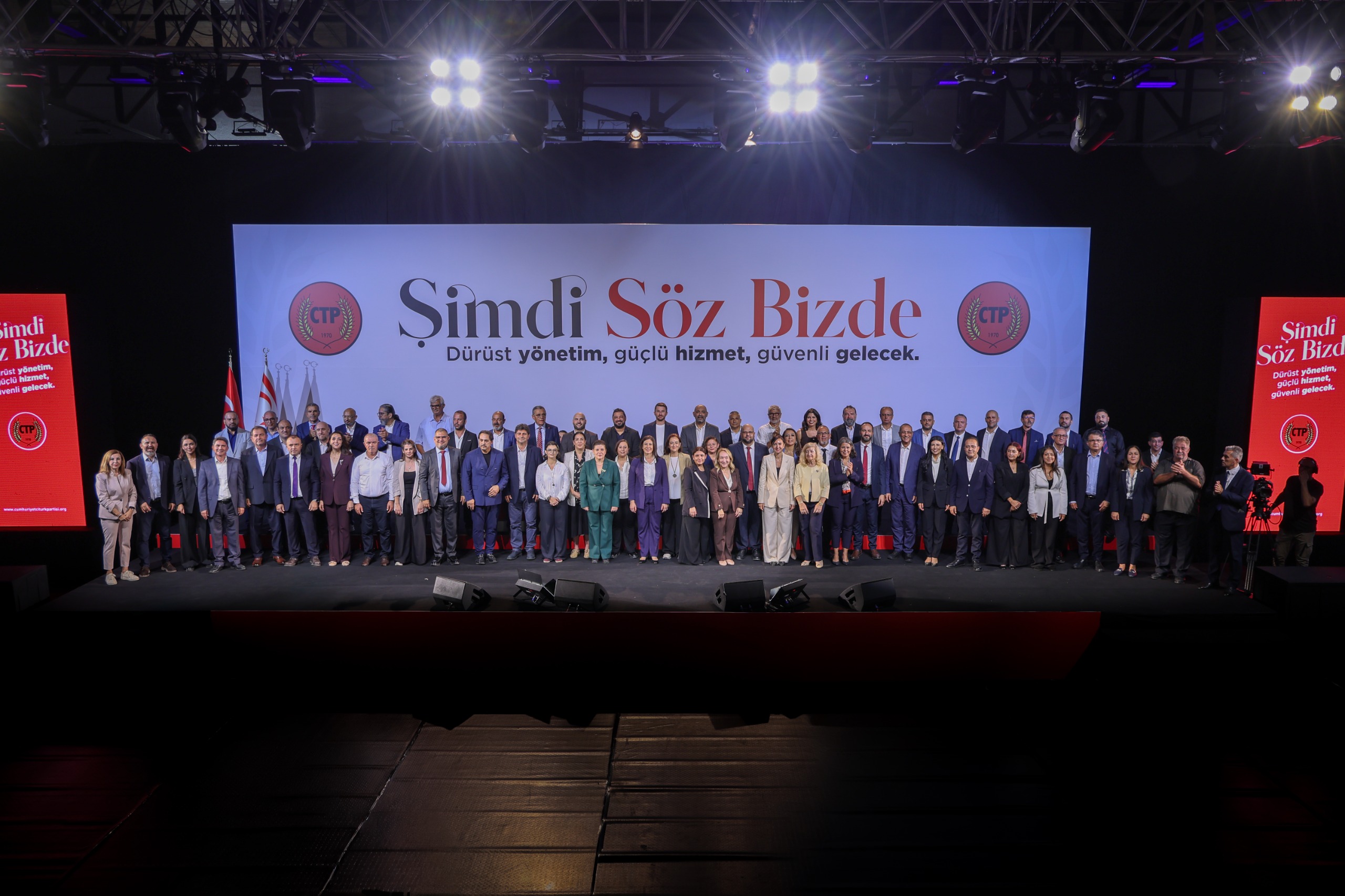 CTP’de kurultay tamamlandı: 50 milletvekili adayının sıralaması belli oldu