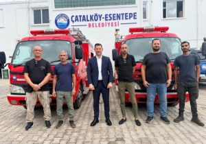 Çatalköy-Esentepe Belediyesi, afetlere müdahale için iki yeni araç aldı